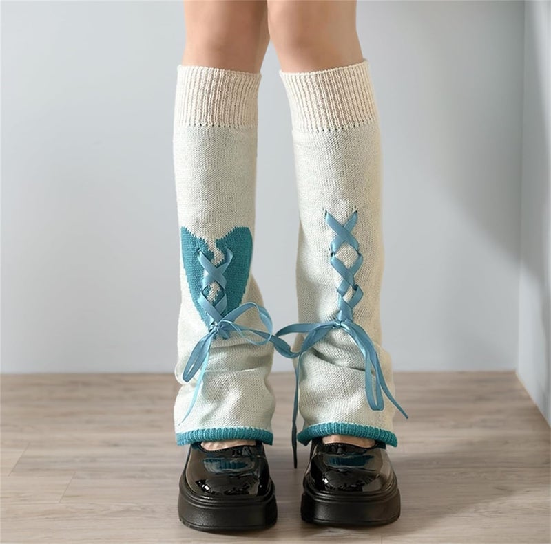 Insdark Goth Leg Warmers Women Japanese Gothic Y2k Harajuku Grunge Emo Punk 80s - Image 1